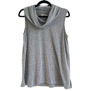 Lou & Grey for Loft Gray Cowl Neck Sleeveless Tank